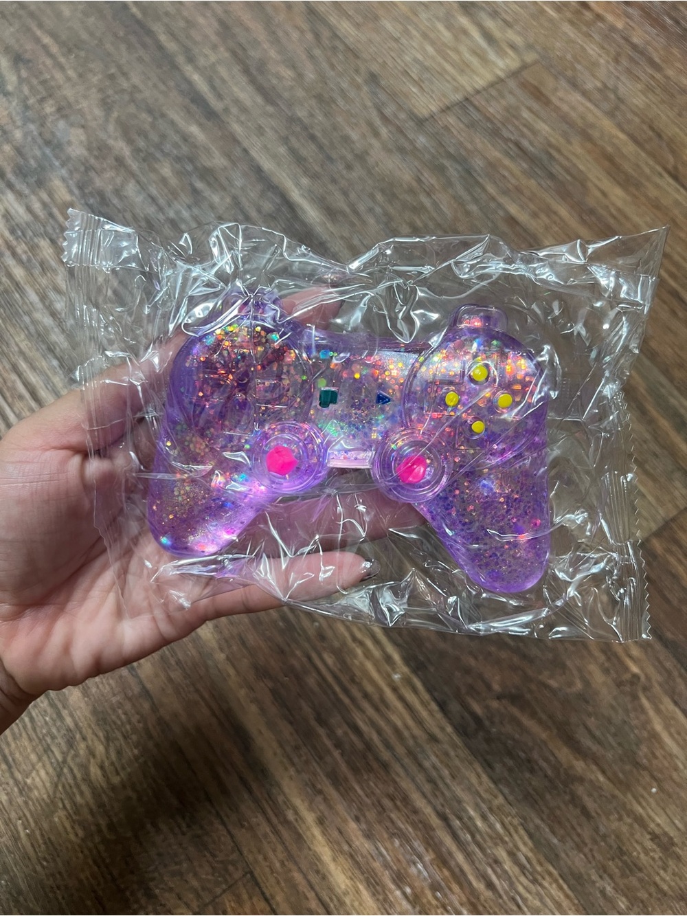 Purple Glitter Game Controller Squishy 🎮💜✨